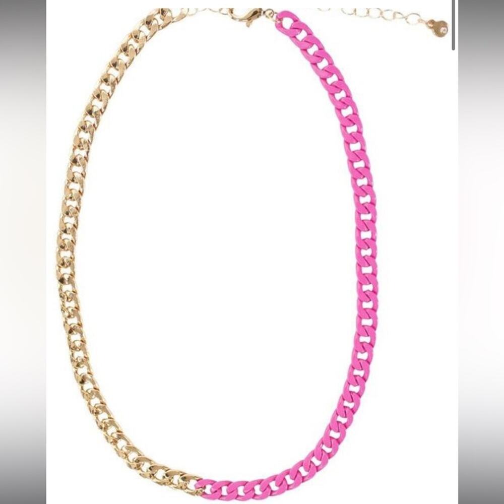 Roller Rabbit Gold and Pink Necklace